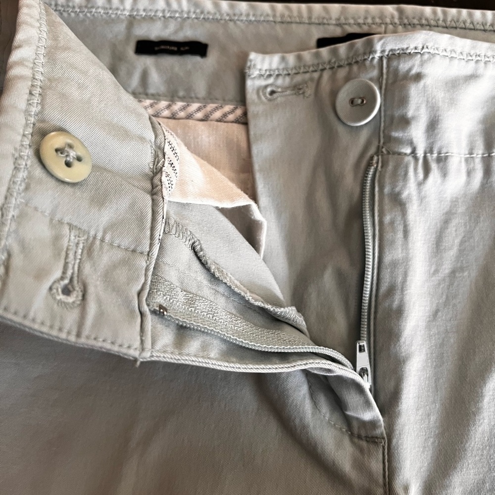 TALBOTS pale mint green signature slim crop pants - Picture 5 of 9